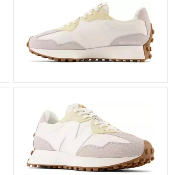 New Balance 327 Limited Edition Womens Sneakers Shoes White Grey Neutral size 9 - Picture 10 of 11